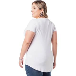 Camiseta Feminina Plus Size Tapa Tanque Bumbum Mullet Treino