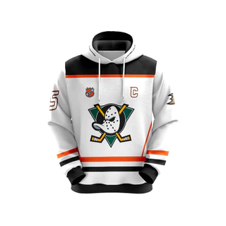 MOLETOM BLUSA SUPER PATOS ANAHIM DUCKS BRANCO FULL REF:0619