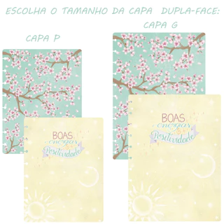 Capa Plástica para Caderno OCTO de discos - Momentos