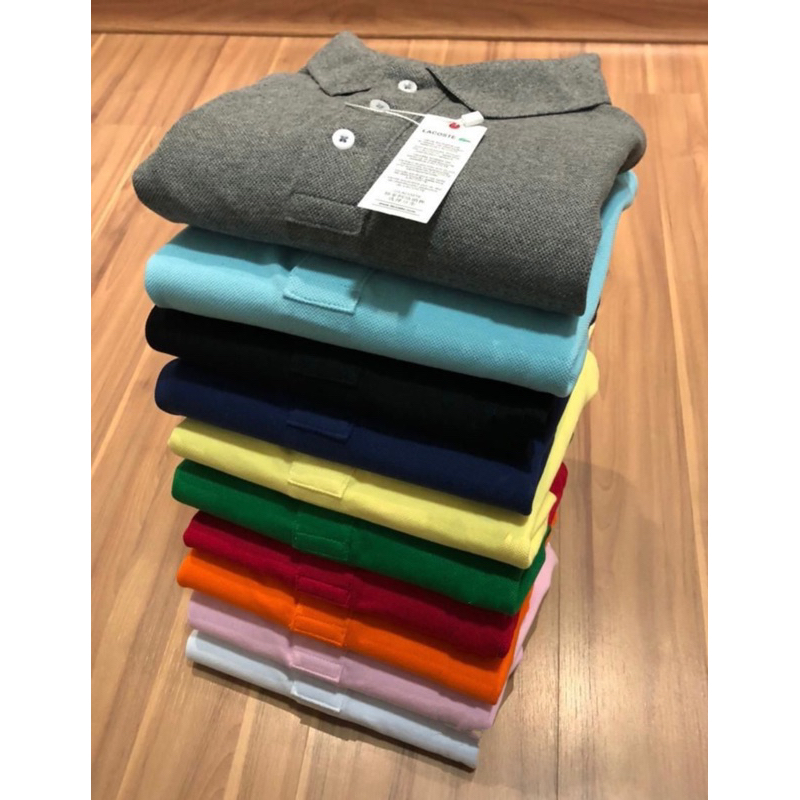 Camisa Gola Polo Básica Masculina Bordado Piquet