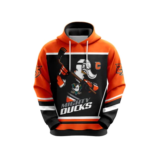 MOLETOM BLUSA MIGHTY DUCKS SUPER PATOS PRETO FULL REF:0633