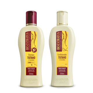 Kit Tutano Shampoo, Condicionador Bio Extratus - 250 mL Força e Maciez