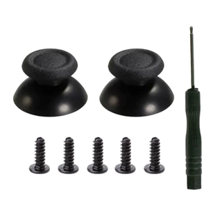 2x Botões Analogico + Chave Philips + 5x Parafusos Philips P/ Controle Ps4