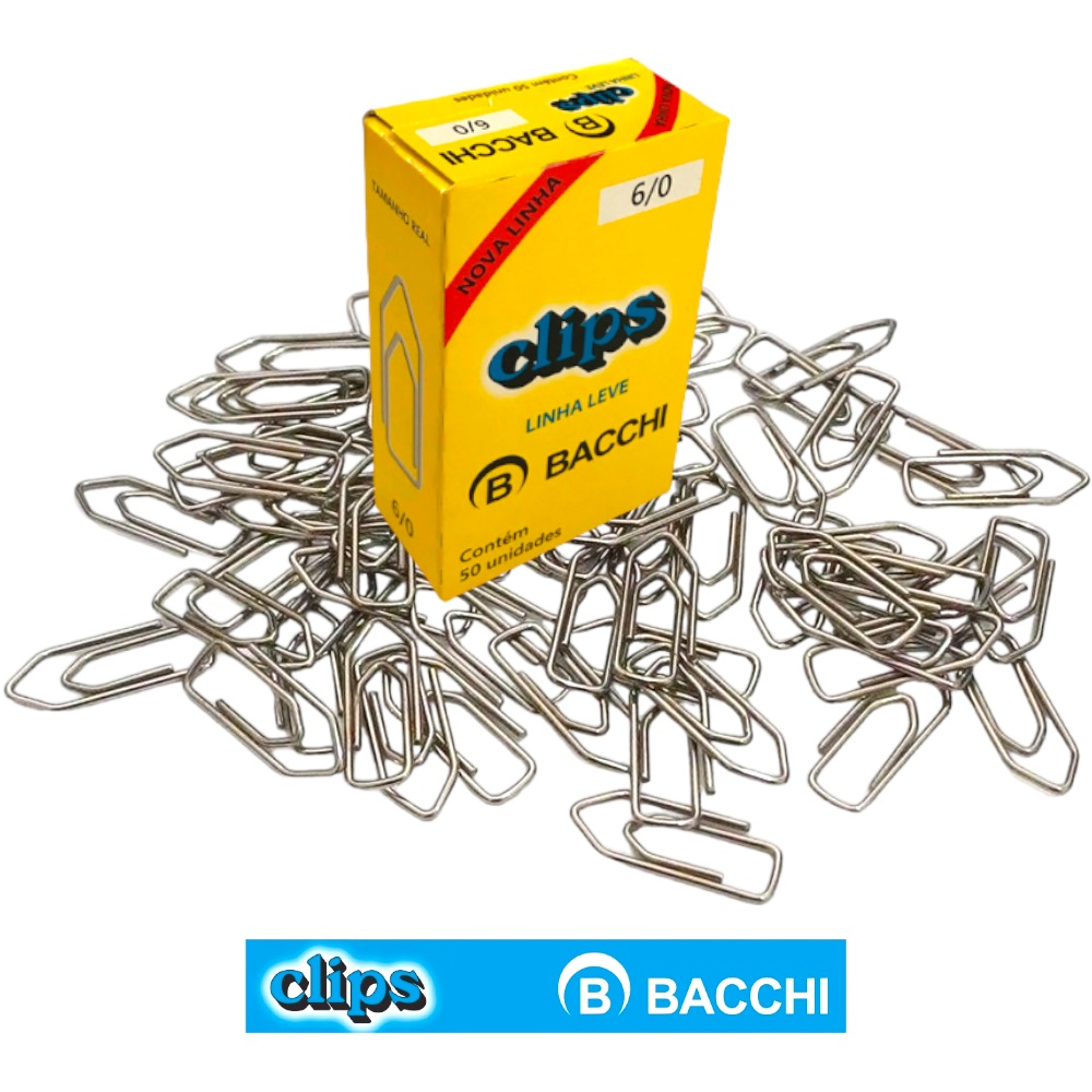 Clips Galvanizados Para Papel 6/0 Com 50 Unidades Shopee Brasil