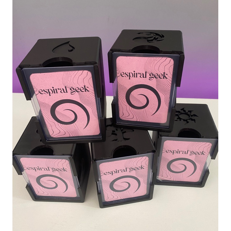 Deckbox 100 cartas mtg pokemon impressora 3d escorrega o pre o