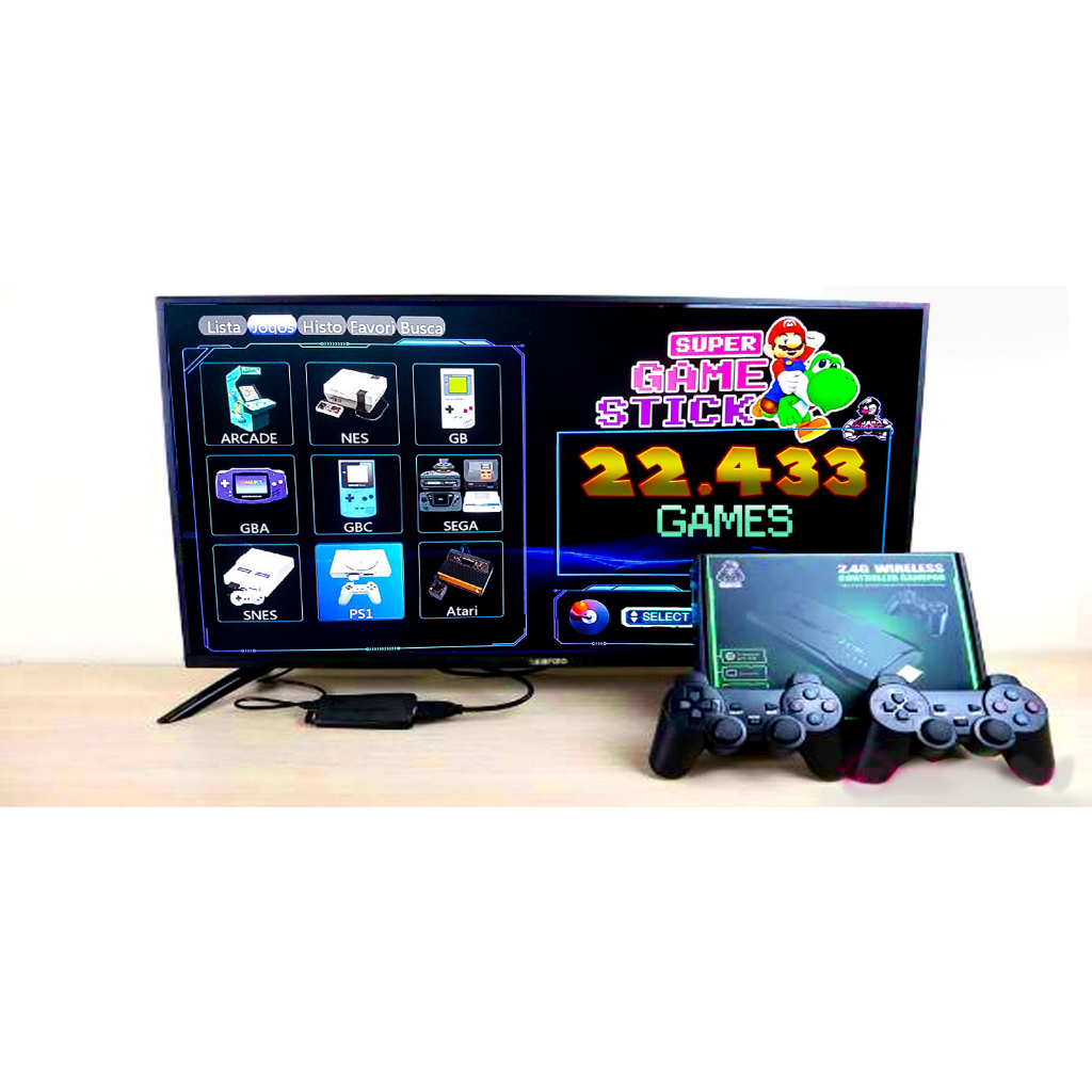 Imagem Para Download de Game Stick U9 64GB Sistema Completo Com Jogos