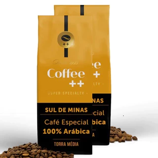 Kit 2 unidades Café Especial em Grãos Sul de Minas Coffee Mais 100% Arábica 2x 250g