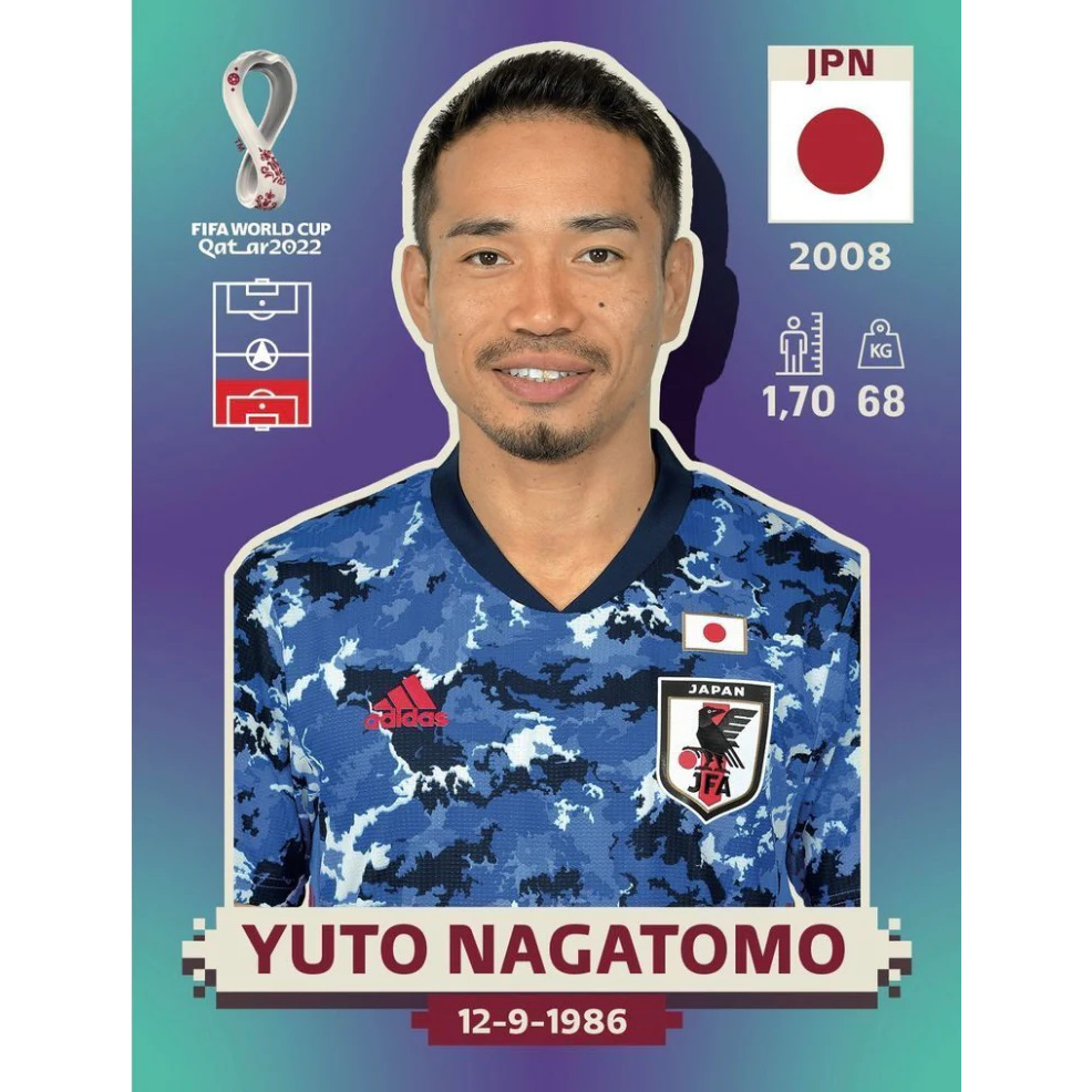 Seleção Japonesa - Panini World Cup 2022 Stickers - JPN - Japão -Várias ...