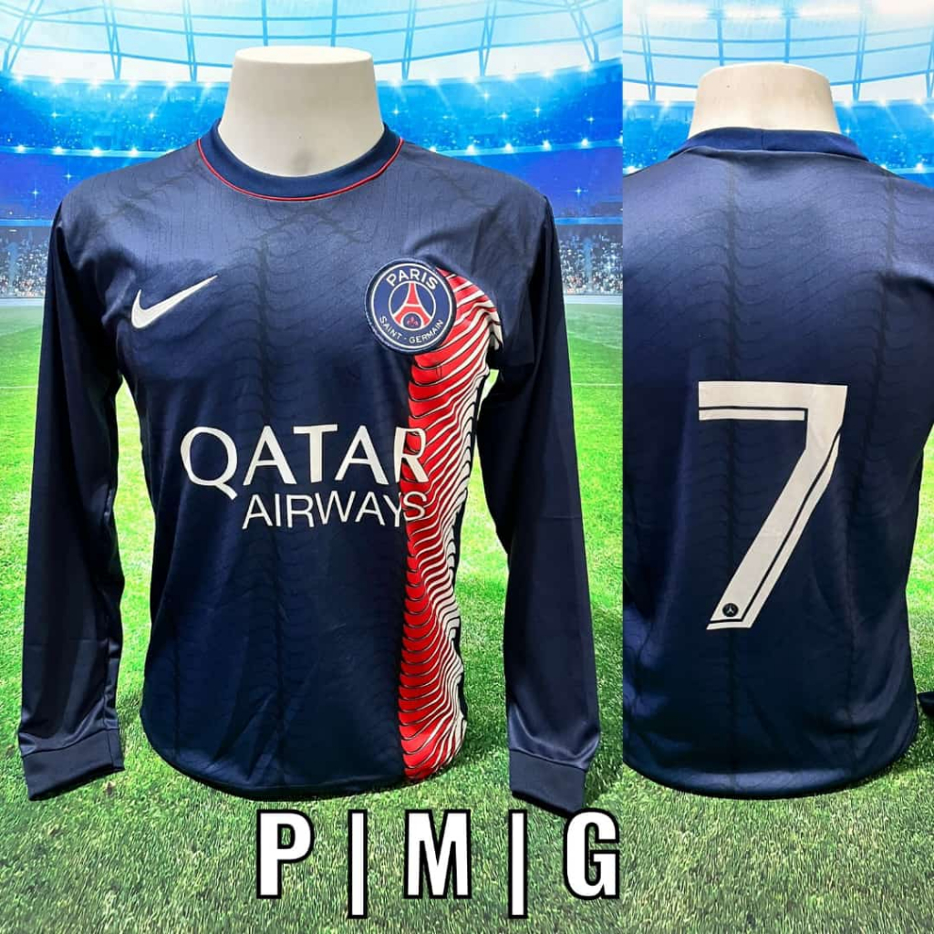 camisa manga longa de time Paris Saint-Germain. | Shopee Brasil