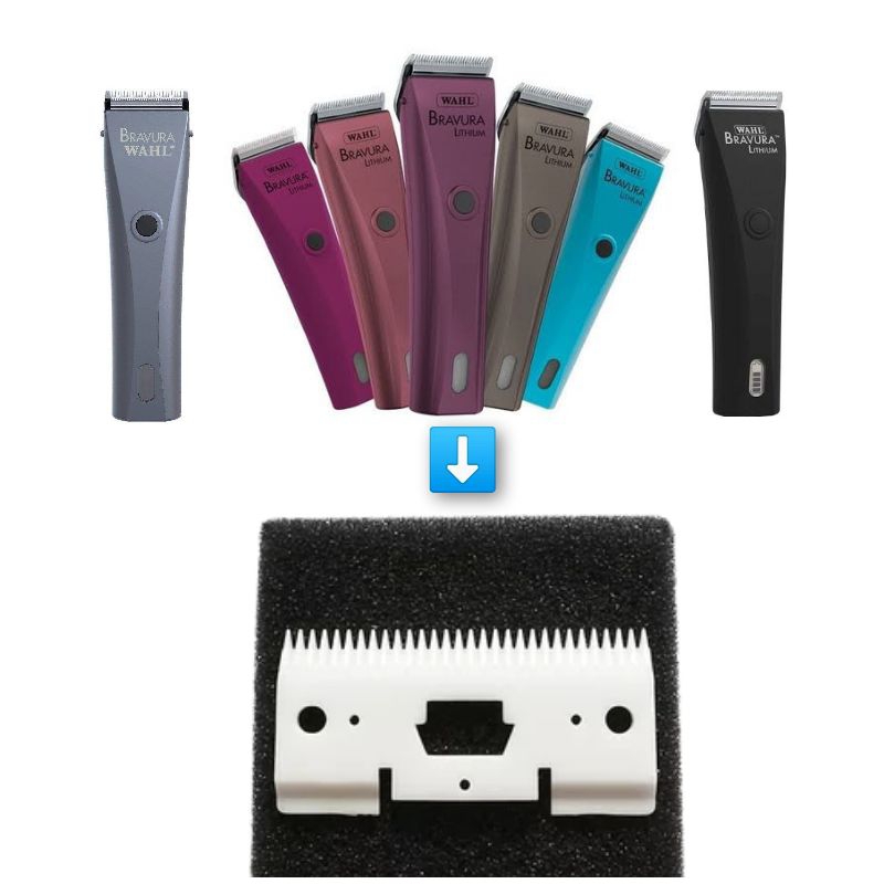 Lâmina de Tosa de Cerâmica Bravura Lithium Silver Black Diamond