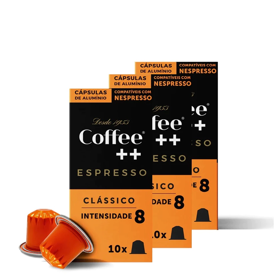Kit 30 Cápsulas de Café Especial Coffee Mais Clássico Compatível Com Máquina Nespresso