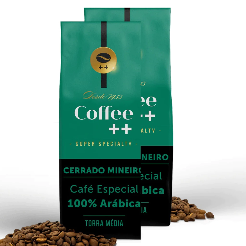 Café Especial em Grãos 100% Arábica Coffee Mais Cerrado Mineiro - 2 pacotes