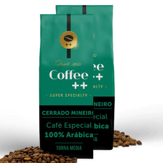 Café Especial em Grãos 100% Arábica Coffee Mais Cerrado Mineiro - 2 pacotes
