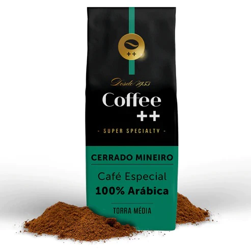 Café Especial Torrado e Moído Cerrado Mineiro Coffee Mais - 100% Arábica - Torra Média - 250g