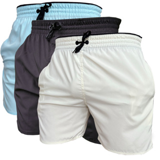 kit 3 Bermudas Shorts Futebol Academia Treino