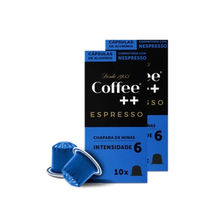 Kit 20 Cápsulas de Café Especial Coffee Mais Chapada de Minas Compatível Com Máquina Nespresso