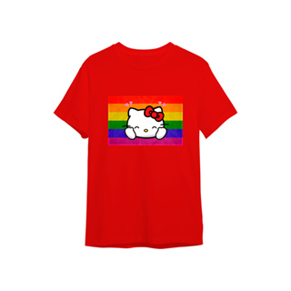 Camiseta Hello Kitty Lacinho Vermelho Camisa Ah02486