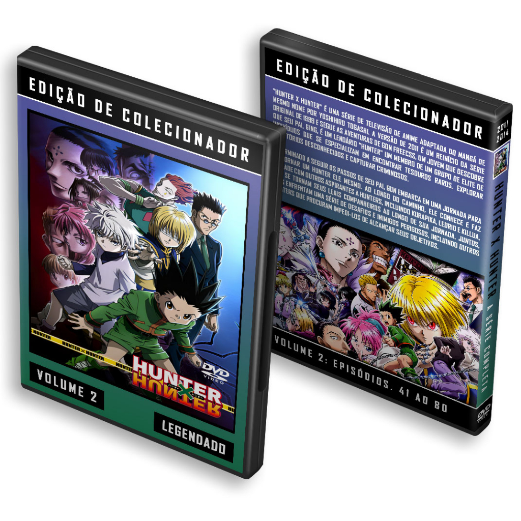 Hunter x Hunter Remake - Série completa + Filmes em DVD