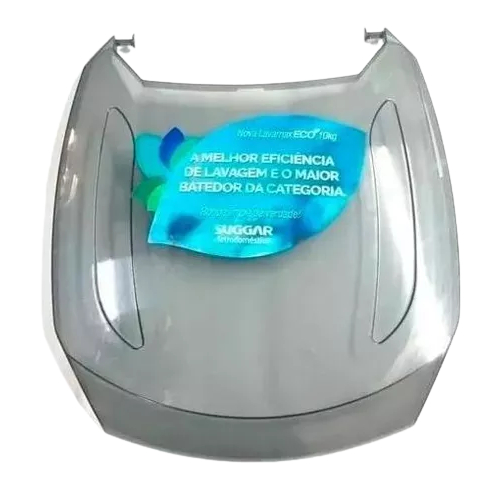 Tampa Tanquinho Suggar Nova Lavamax Eco 10 Kg Fumê Original