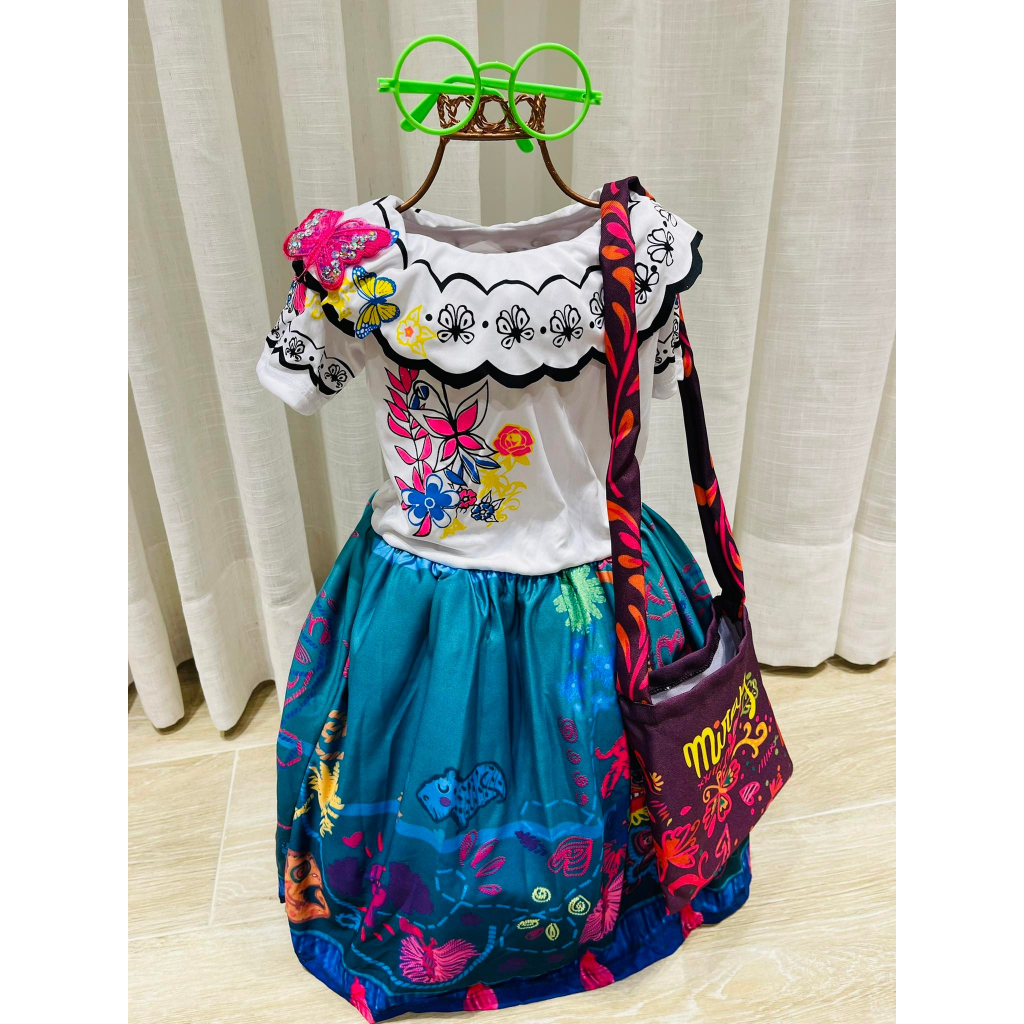 Nova fantasia moana vestido para meninas charme halloween carnaval