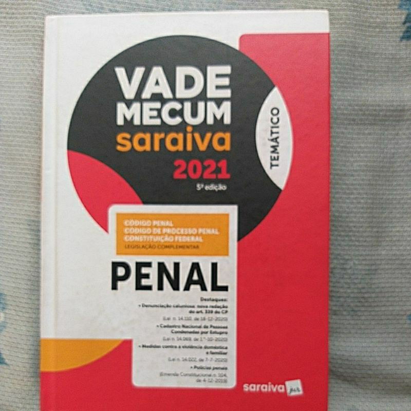 Livro : Vade Mecum Saraiva 2021 Penal | Shopee Brasil