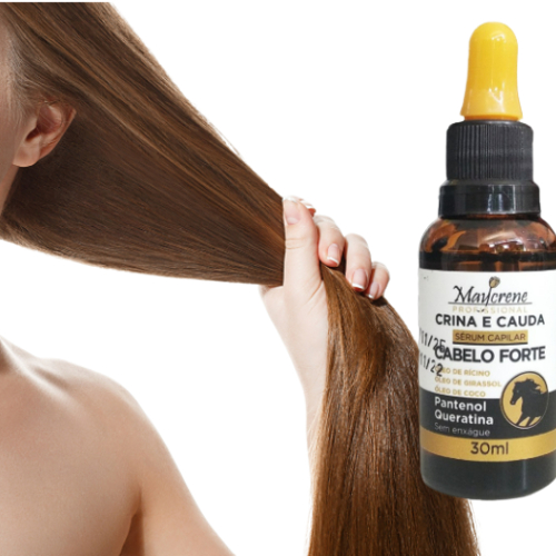 Crina e Cauda Fortalecedor de Fios Cronograma Capilar Crescimento e Maciez a Pronta Entrega