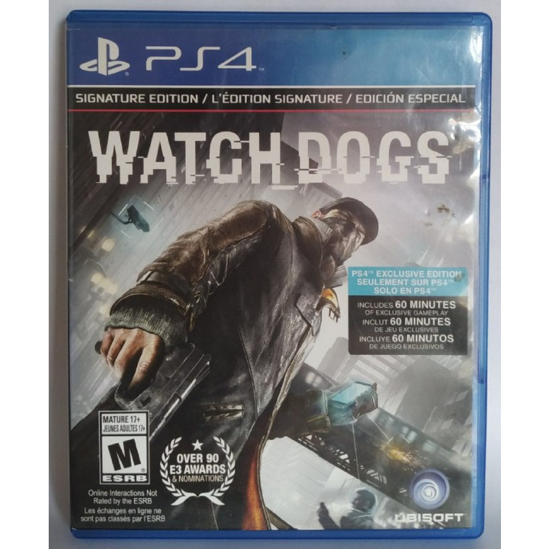 Jogo Watch Dogs P S 4 Mídia Física