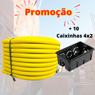 kit conduite 3/4 + 10 caixinhas 4x2 Preta