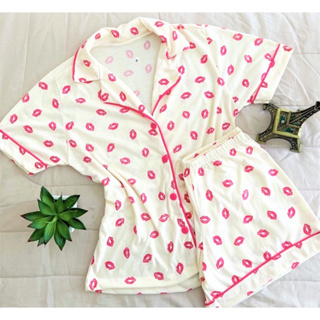 Pijama blogueirinha americano gestante amamentação short doll
