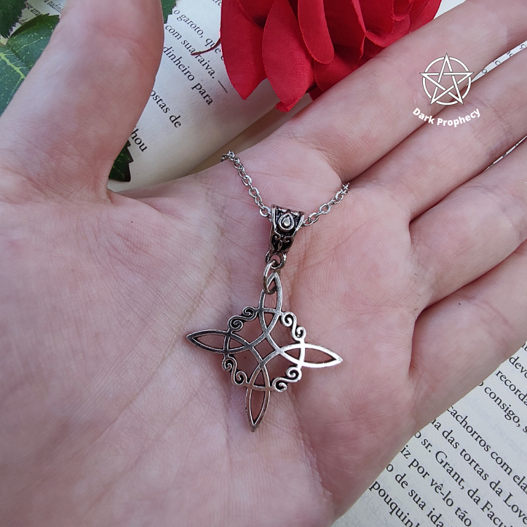 Colar Nó de Bruxa Magia Esotérico | Shopee Brasil