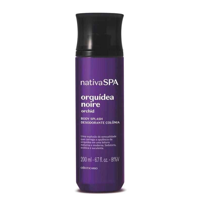 Body Splash Nativa Spa Orquídea Noire 200ml
