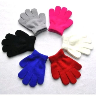 Kit 2 Pares Luva Infantil Lã Criança Inverno Envio Imediato