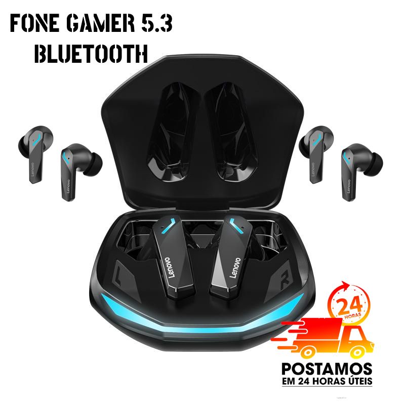 Lenovo Fone de Ouvido GM2 Pro sem Fio, Bluetooth 5.3, Chamadas em Alta  Definição, Headset com Microfone para Jogos, Modo Duplo, Baixa Latência,  Original - AliExpress