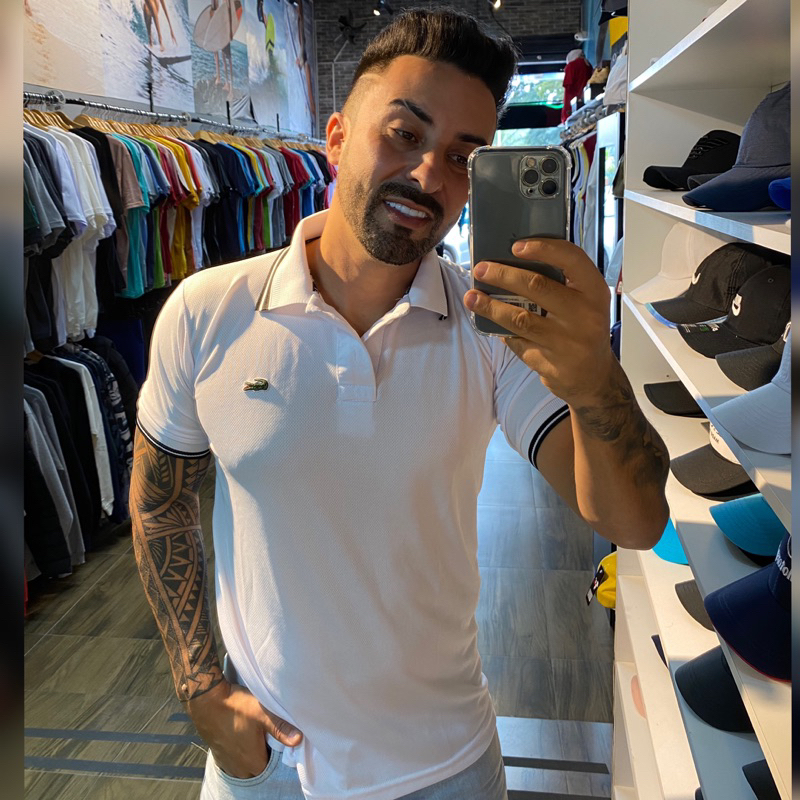 camiseta gola polo da Lalá Miami open 2023 envio imediato