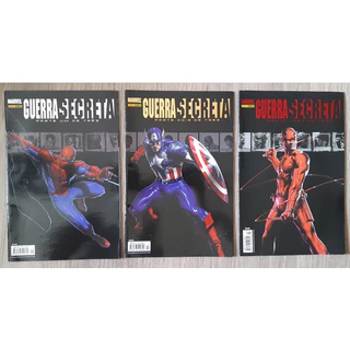 HQ - Guerra Secreta Parte 1, 2 e 3 - Marvel