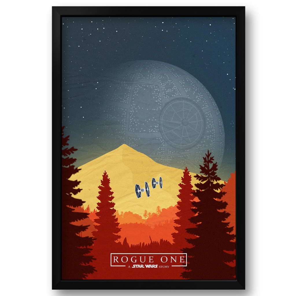 Quadro com Moldura Rogue One: Uma História Star Wars