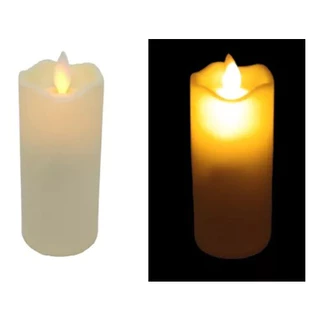 Kit 2 Velas De Led Eletrônica Chama Viva