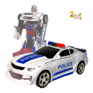 Robô De Carros RC Recarregável De 2,4 Ghz Para Controle Remoto Infantil  Transform Robot Car