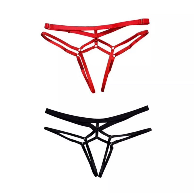 kit 2 calcinhas Sadomasoquista sexy com Strappys e regulagem Shopee