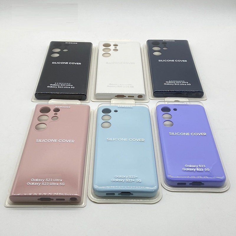 Capa Case Samsung Galaxy S23 (Tela 6.1) ou S23 Plus (Tela 6.6) ou S23 Ultra (Tela 6.8) Silicone (Aveludado) (Microfibra)