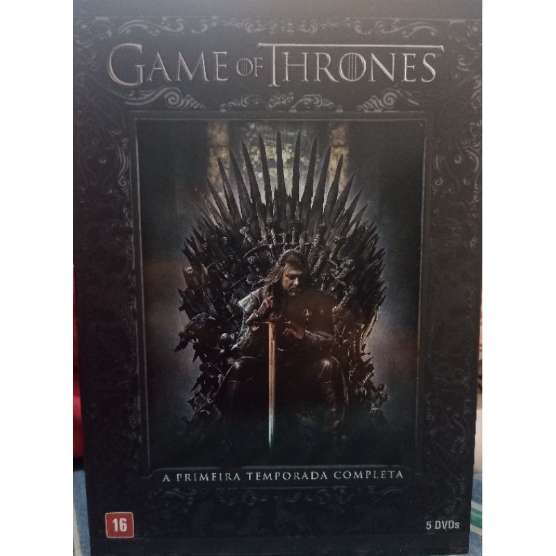 DVD Game Of Thrones Primeira temporada completa (5 discos) *LEIA O