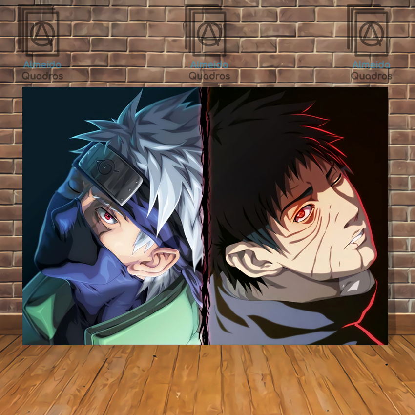 Placa Decorativa - Quadro - Anime - Kakashi - Naruto (v703)