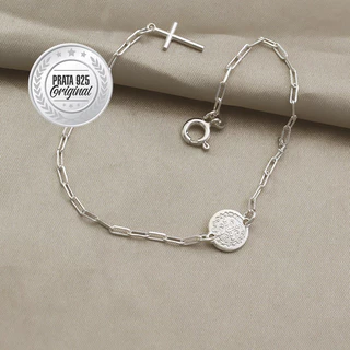 | PRATA LEGÍTIMA | Pulseira de São Bento Prata 925 Original (Não é Banhado)