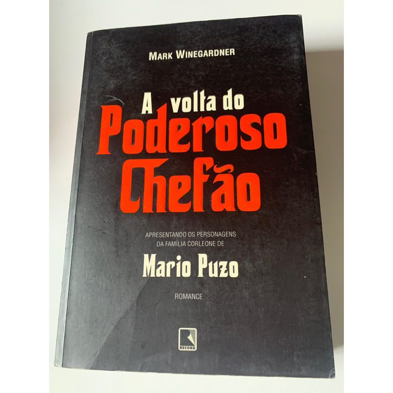 livro-A volta do Poderoso Chefão | Shopee Brasil
