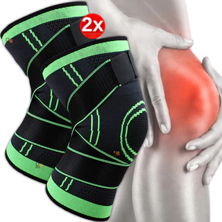 Kit 2 Joelheira de Compressão Ortopédica Articulada Tensor Joelho Ajustável Volei Crossfit Academia Corrida