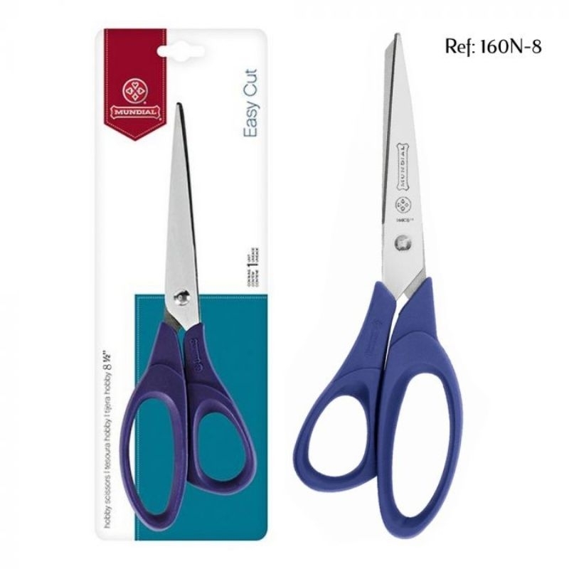 Tesoura Multiuso Reforçada Mundial 21,6cm 160N-8 Easy Cut 8 1/2" Cortfacil Original