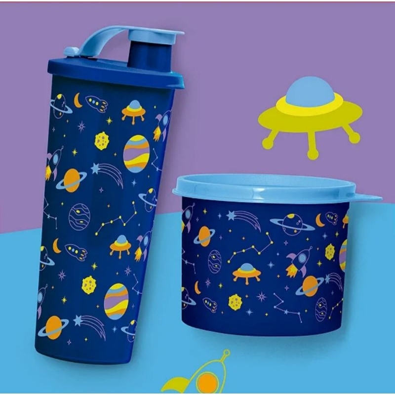 Kit Tupperware Redondinha 500ml + Copo com Bico 470ml Cosmos | Shopee ...