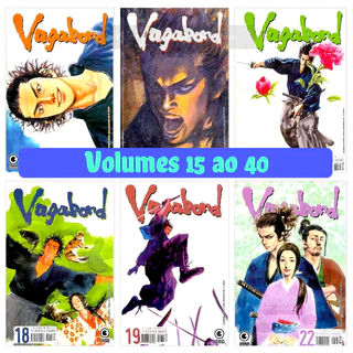 VAGABOND CONRAD MEIO TANKO Mangá, Volumes, 15 ao 40 Português