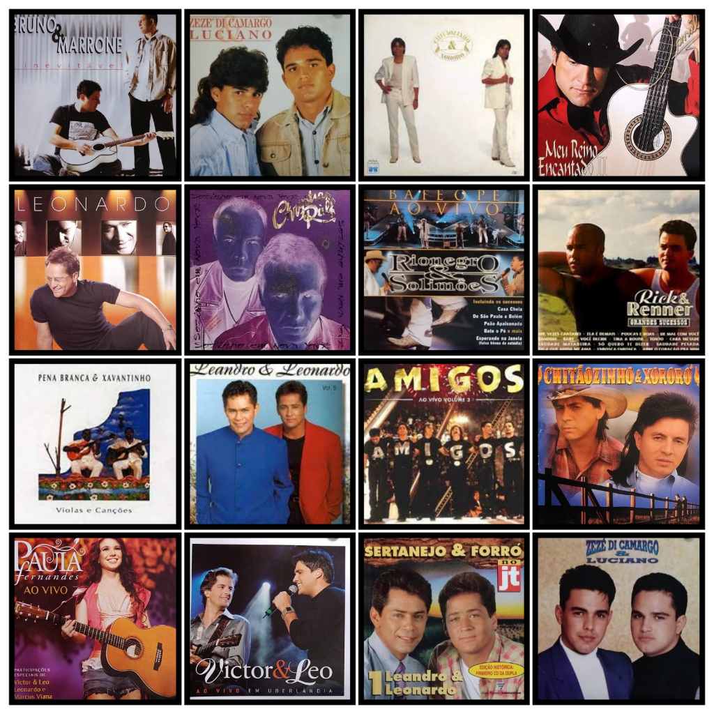 ENCARTES COMPLETOS SERTANEJO - NÃO ACOMPANHA CD