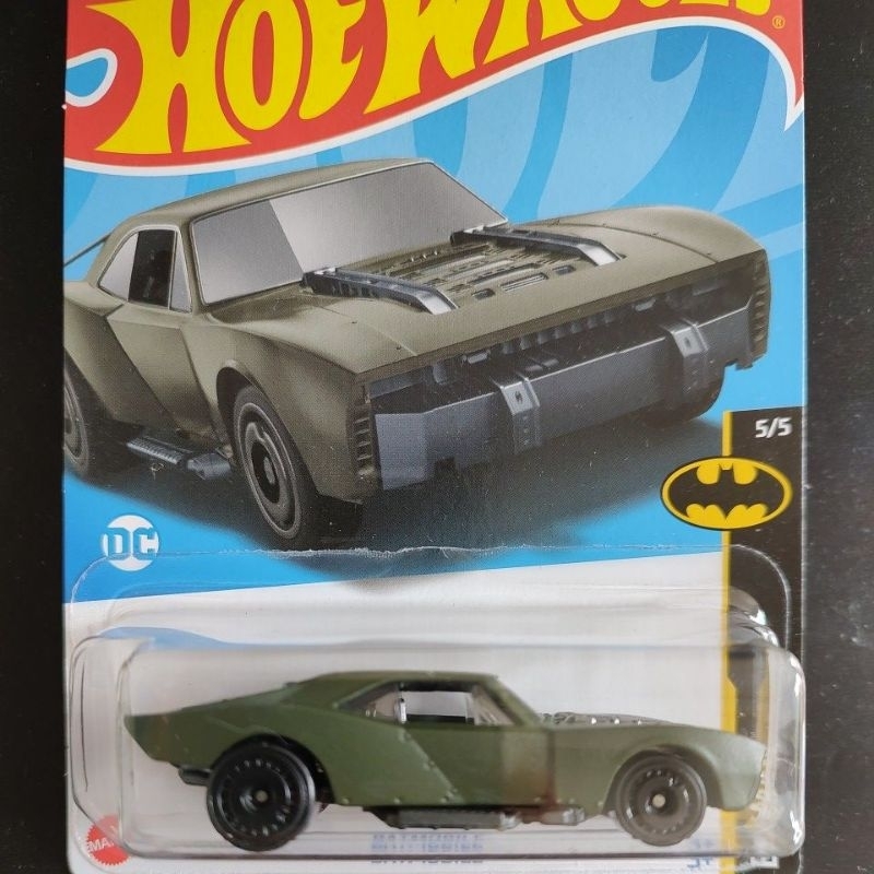 TEMÁTICOS BATMAN, BATMOBILE VERDE HOT WHEELS